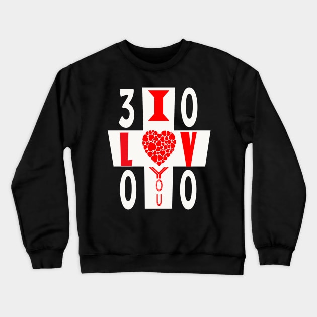 I love you 3000 / 2020 Crewneck Sweatshirt by elmouden123